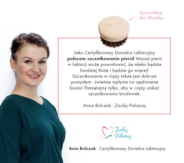 Szczotka do biustu, szyi i dekoltu #dbajosiebie Lullalove - obrazek 4