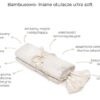 Bambusowo - lniany otulacz 100x120 ultra soft MY MEMI - obrazek 10