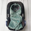 Otulacz do fotelika GREEN & BOTANIC Pink no More - obrazek 2
