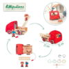 Wóz strażacki z rozwijanym wężem, drabiną i dzwonkiem Nosorożec Marius 2 lata+ LILLIPUTIENS - obrazek 4