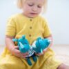 Maskotki Rodzina nosorożców z rozkładaną matą Mini - przytulanki 2 lata+ LILLIPUTIENS - obrazek 13