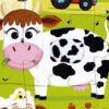 Puzzle sensoryczne 20 elementów Farma, Janod - obrazek 4