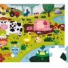 Puzzle sensoryczne 20 elementów Farma, Janod - obrazek 8