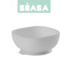 Silikonowa miseczka z przyssawką grey Beaba