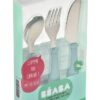 Sztućce ze stali nierdzewnej 12 m+ Airy Green BEABA - obrazek 4