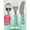 Sztućce ze stali nierdzewnej 12 m+ Airy Green BEABA - obrazek 6