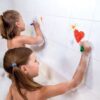 Kredki do kąpieli 6 kolorów z gąbką 3+, Janod - obrazek 4