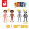 Puzzle edukacyjne gigantyczne Ciało człowieka 50, 75 i 100 elementów 5 +, Janod - obrazek 2