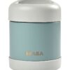 Pojemnik - termos obiadowy ze stali nierdzewnej z hermetycznym zamknięciem 300 ml light mist/eucalyptus green Beaba - obrazek 4