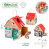 domek manipulacyjny z zamkami Lisek Włamywacz 3 lata+ LILLIPUTIENS - obrazek 2