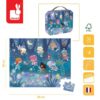 Puzzle w walizce Wróżki i lilie wodne 36 elementów 4+ Made in France, Janod - obrazek 3