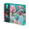 Świecące puzzle z mini-lampką UV Las 24 elementy 3+, Janod - obrazek 5