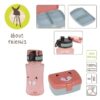 Zestaw na lunch Lunchbox + Tritanowa butelka - bidon 460 ml About Friends Lis Lassig - obrazek 2