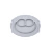 Komplet naczyń silikonowych Mini Feeding Set pastelowa szarość EZPZ - obrazek 5