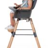 Krzesełko do karmienia Evolu 2 Natural/Anthracite Childhome - obrazek 16