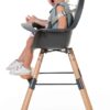 Krzesełko do karmienia Evolu 2 Natural/Anthracite Childhome - obrazek 18