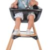 Krzesełko do karmienia Evolu 2 Natural/Anthracite Childhome - obrazek 19