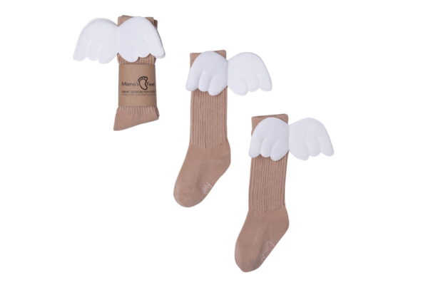 Podkolanówki BEŻOWY ANIOŁEK Mama's Feet