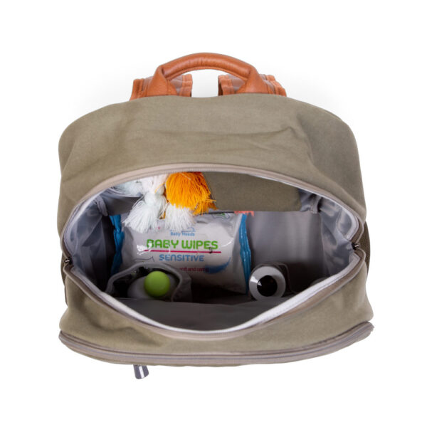 Plecak Daddy bag Kanwas Khaki Childhome - obrazek 4