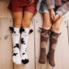 Podkolanówki ZWIERZAKI USZAKI - KROWA DANUSIA Mama's feet - obrazek 2