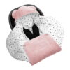 KOCYK/OTULACZ DO FOTELIKA SAMOCHODOWEGO ROYAL BABY  pink Sleepee