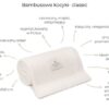 Bambusowy kocyk cream 80x100 - classic MY MEMI - obrazek 3