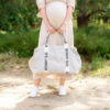 Torba Mommy Bag Signature Szara Childhome - obrazek 4