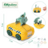 Auto miękkie z napędem pull-back LILLIPUTIENS - obrazek 3
