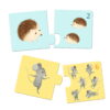 Puzzle duo MAMY I DZIECI ZWIERZĄTKA Djeco - obrazek 2