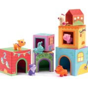 Klocki kartonowe TOPANIFARM Djeco - obrazek 3