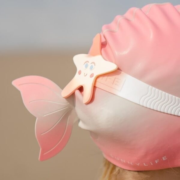 Czepek basenowy Shaped - Ocean Treasure, Rose Ombre Sunnylife - obrazek 2
