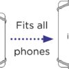 Uniwersalny uchwyt na telefon Dooky black Dooky - obrazek 7