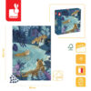 Puzzle artystyczne Spotkanie tygrysów 1000 elementów 9+ Made in Poland, Janod - obrazek 2
