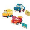 Autka z napędem z wyścigówką Mini 3-pak Wheeee-ls! B.TOYS - obrazek 5
