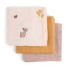 Pieluszka 3 szt. Lalee Powder GOTS Done by Deer - obrazek 2