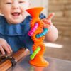 Grzechotka z przyssawką Bobo Pomarańczowa Fat Brain Toys - obrazek 4