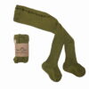 RAJSTOPY DZIECIĘCE KHAKI COOL KIDS PRĄŻKOWANE KHAKI - MAMA'S FEET