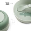 Miska dla Dziecka Foodie Croco Green Done by Deer - obrazek 2