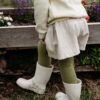 RAJSTOPY DZIECIĘCE KHAKI COOL KIDS PRĄŻKOWANE KHAKI - MAMA'S FEET - obrazek 2