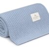 Kocyk ze 100% wełny merino baby blue - premium collection My Memi
