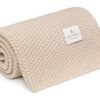Kocyk ze 100% wełny merino warm beige - premium collection My Memi