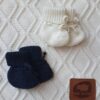 Buciki niemowlęce merino BEIGE Pink no More - obrazek 2