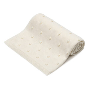 Koc merino 100% BEIGE Pink no More - cream