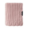 Kocyk merino PREMIUM - pudrowe ciasteczko Lullalove - obrazek 2