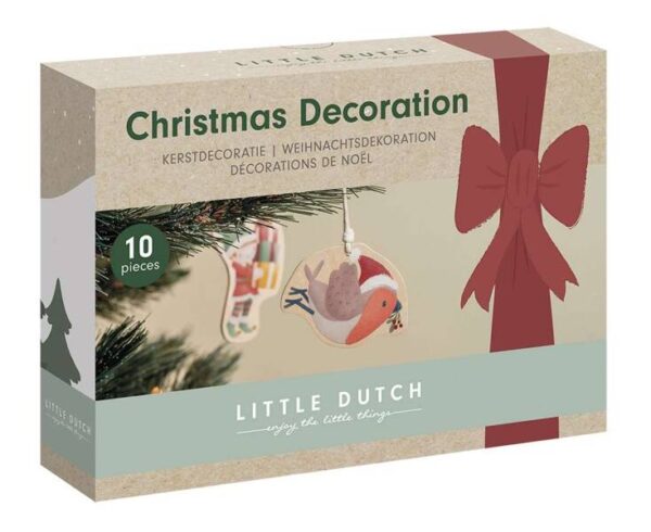 Zawieszki drewniane X-mas Little Dutch - obrazek 2