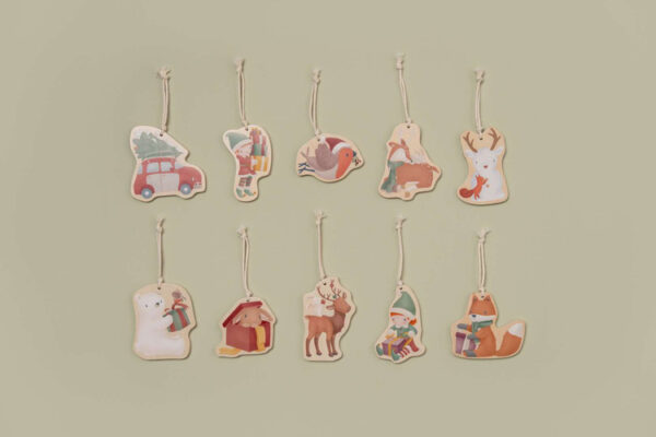 Zawieszki drewniane X-mas Little Dutch - obrazek 3