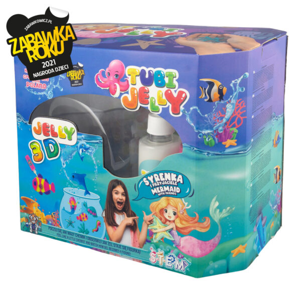 ZESTAW TUBI JELLY 8 KOLORÓW + DUŻE AKWARIUM – SYRENKA TUBAN