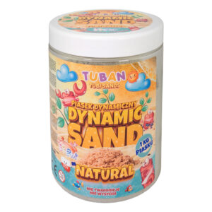PIASEK DYNAMICZNY 1KG KOLORY TUBAN - naturalny