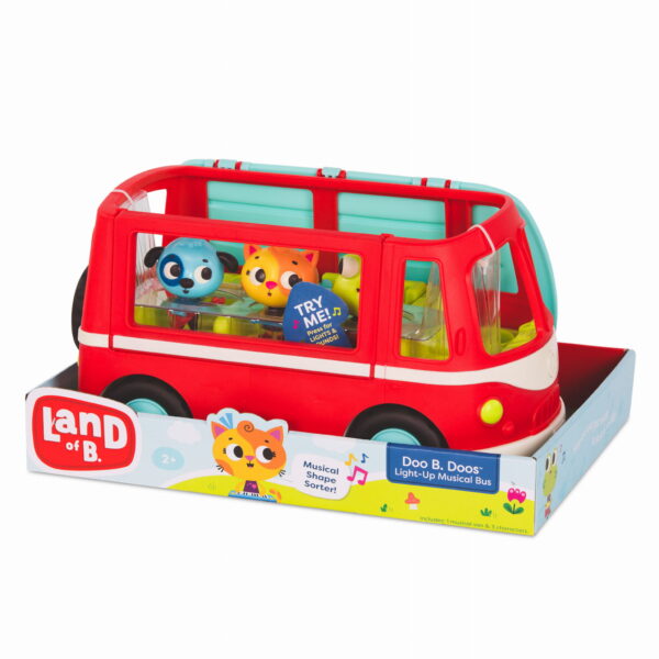 MUZYCZNY AUTOBUS Z WESOŁYMI PASAŻERAMI - B.TOYS - obrazek 2