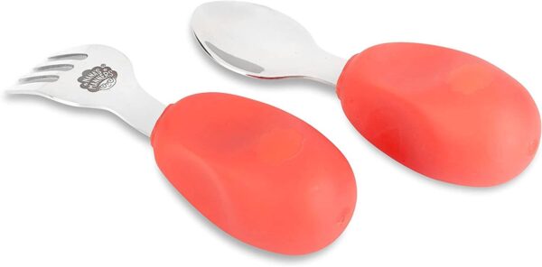 Zestaw Widelec i łyżka ETAP 2  PINK Nana's Manners - obrazek 7